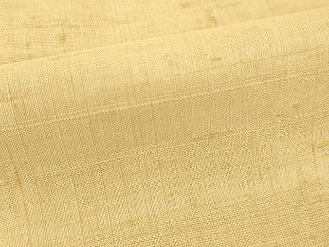 平和屋着物●染織の名門　しょうざん  生紬　飴色　正絹　逸品　AABF1818ck