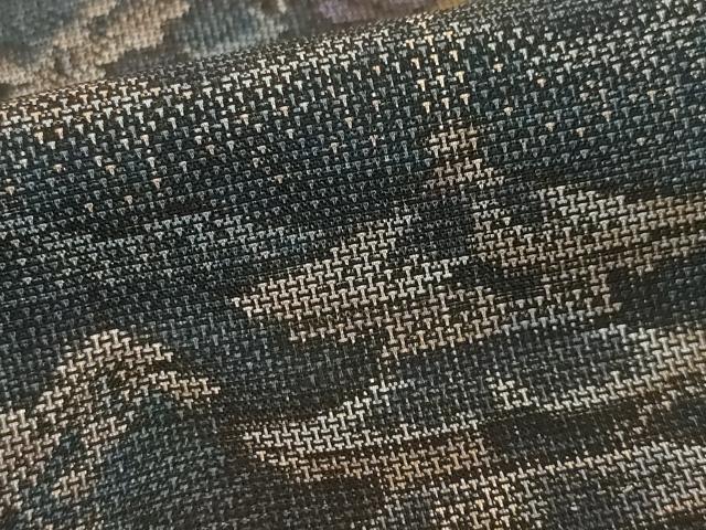 平和屋着物●本場大島紬　カタス9マルキ　風景文　ほていや扱い　正絹　逸品　AABF1822ck
