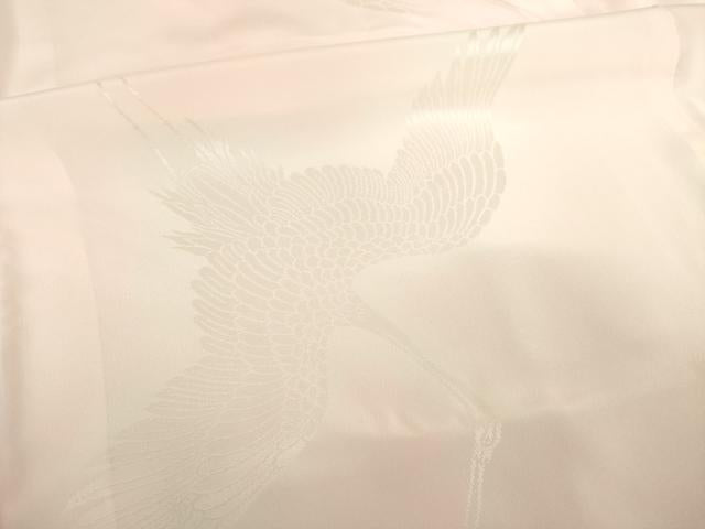 平和屋着物○振袖用長襦袢 袷 飛鶴地紋 暈し染め 正絹 逸品