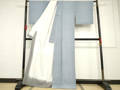 平和屋着物●江戸小紋　鮫小紋柄　正絹　逸品　AABF1833ck