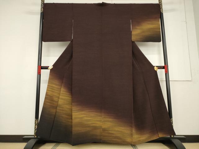 平和屋着物●訪問着　霞文　暈し染め　正絹　逸品　AABF1834ck 平和屋着物○訪問着 霞文 暈し染め 正絹 逸品 AABF1834ck