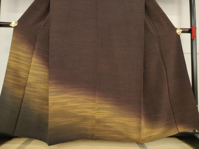 平和屋着物○訪問着 霞文 暈し染め 正絹 逸品 AABF1834ck