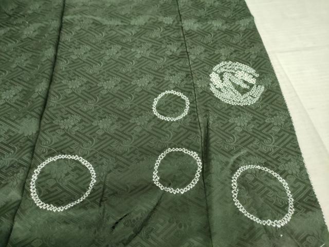 平和屋着物●訪問着 総絞り 刺繍 亀甲兎花文 暈し染め 金糸 正絹 逸品 未使用 AABF1839ck