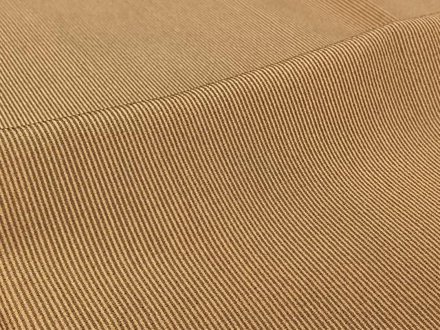 平和屋着物▽江戸小紋 単衣 作家物 万筋 伽羅色×国防色 正絹 逸品 AABF1848jh
