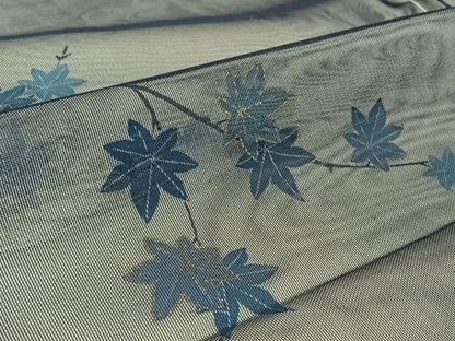 平和屋着物▽訪問着 無双 紗袷 紗×紗 流水枝葉文 金彩 上代38万 仮絵羽 正絹 逸品 未使用 AABF1852jh