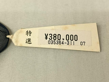 平和屋着物▽訪問着 無双 紗袷 紗×紗 流水枝葉文 金彩 上代38万 仮絵羽 正絹 逸品 未使用 AABF1852jh