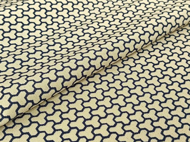 平和屋着物▽上質な小紋 単衣 毘沙門亀甲文 やまと誂製 正絹 逸品 AABF1854jh
