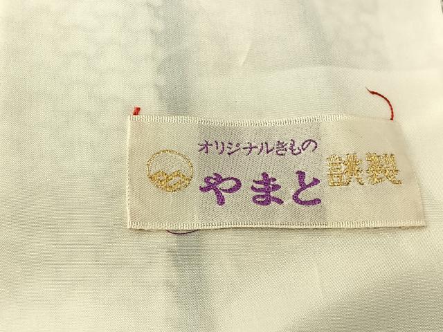平和屋着物▽上質な小紋 単衣 毘沙門亀甲文 やまと誂製 正絹 逸品 AABF1854jh