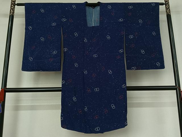 平和屋着物▽道行コート スリーシーズン 春夏秋 塵除け 丸文 正絹 逸品 AABF1862jh