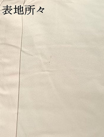 平和屋着物▽訪問着 単衣 手描き 草花文 暈し染め 正絹 逸品 AABF1869jh