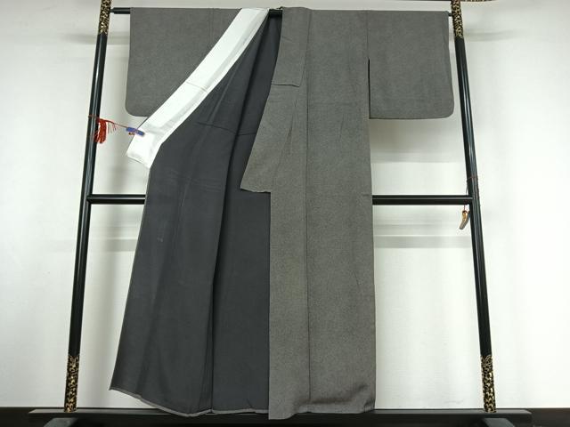 平和屋着物▽江戸小紋 彫士：住田双光・染士：服部光擴 単衣 鮫小紋柄 正絹 逸品 AABF1871jh