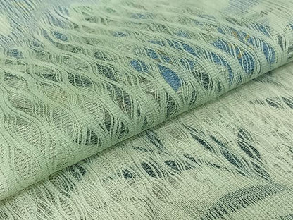 平和屋着物▽訪問着 無双 紗袷 紗×絽 草花文 銀彩 正絹 逸品 AABF1880jh
