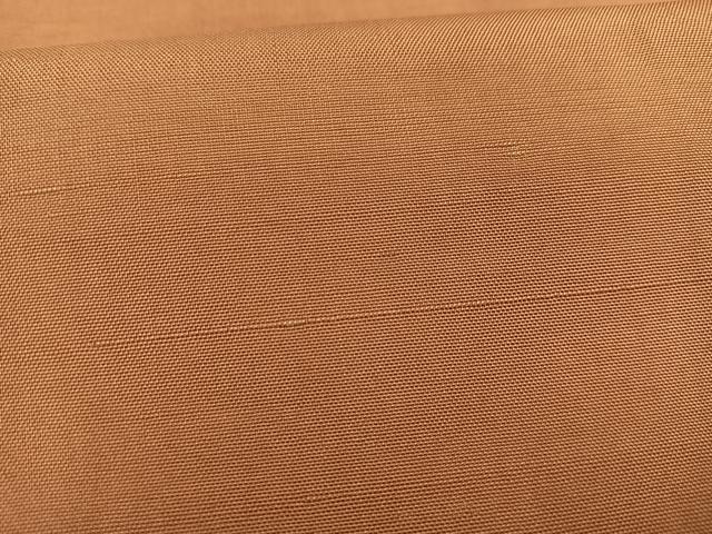 平和屋着物■上質な紬　色無地　ときがら茶色　正絹　逸品　AABF1898oa