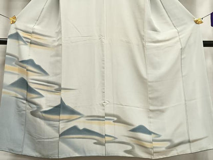 平和屋着物■訪問着 遠山文 暈し染め 正絹 逸品 AABF1928oa
