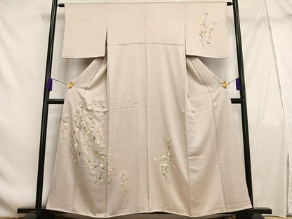 平和屋着物■訪問着 枝花文 金彩 正絹 逸品 AABF1936oa