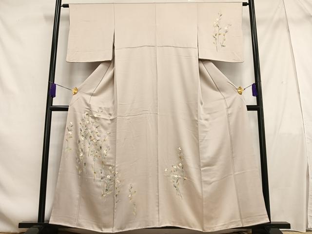 平和屋着物■訪問着 枝花文 金彩 正絹 逸品 AABF1936oa
