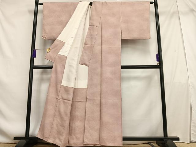平和屋着物■上質な小紋 霞文 暈し染め 正絹 逸品 AABF1944oa