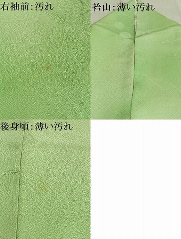 平和屋着物■上質な小紋 鈴地紋 暈し染め 正絹 逸品 AABF1950oa