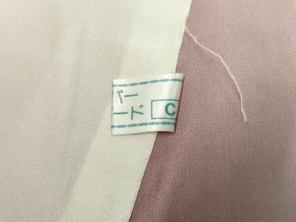 平和屋着物●訪問着　駒刺繍　色紙笹舟文　金彩　金銀糸　鈴乃屋扱い　正絹　逸品　AABF1995cs