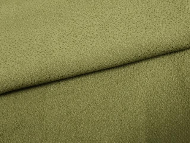 平和屋着物●上質な色無地　藍媚茶色　ロング丈　正絹　逸品　未使用　AABF2008cs