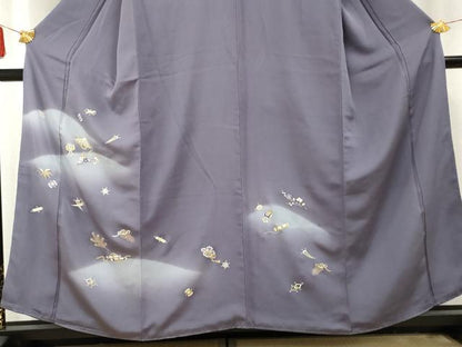 平和屋着物●訪問着　友禅　花宝尽くし　暈し染め　金彩　正絹　逸品　AABF2012cs