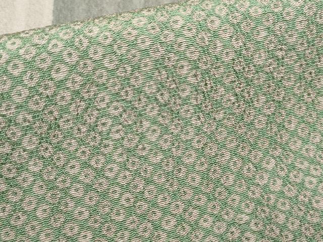 平和屋着物●上質な小紋　鹿の子市松文　正絹　逸品　AABF2021cs 平和屋着物○上質な小紋 鹿の子市松文 正絹 逸品 AABF2021cs