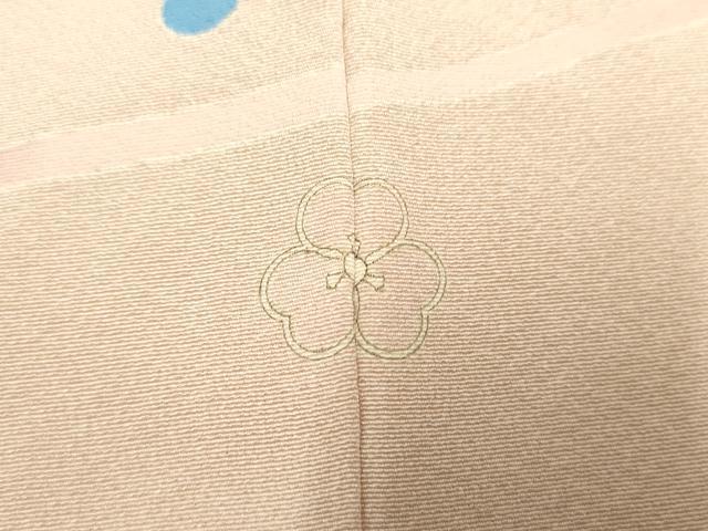 平和屋着物●本加賀友禅作家　矢田博　訪問着　枝花文　正絹　逸品　AABF2025cs
