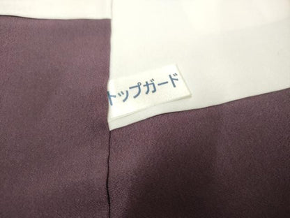 平和屋着物●訪問着　紬地　更紗花文　正絹　逸品　AABF2041cs