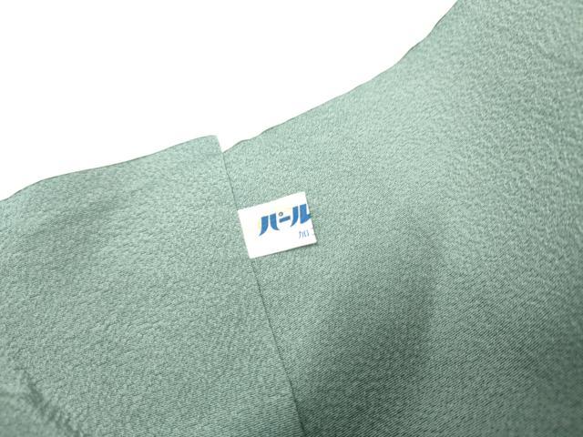 平和屋着物●上質な色無地　水浅葱色　正絹　逸品　AABF2045cs