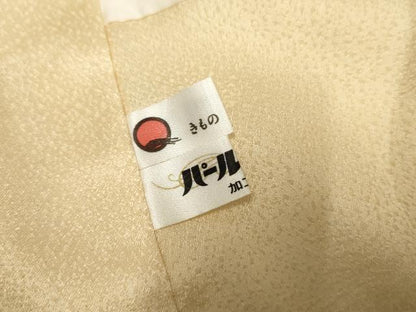平和屋着物●豪華振袖　駒刺繍　草花文　暈し染め　金糸　ロング丈　正絹　逸品　AABF2050cs