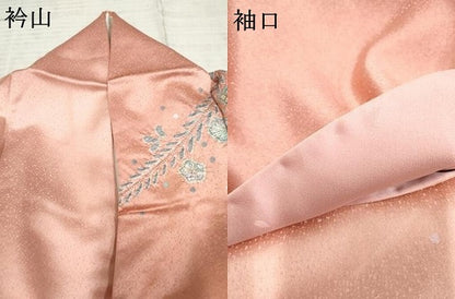 平和屋着物●訪問着　辻が花　絞り　暈し染め　金彩　正絹　逸品　AABF2052cs