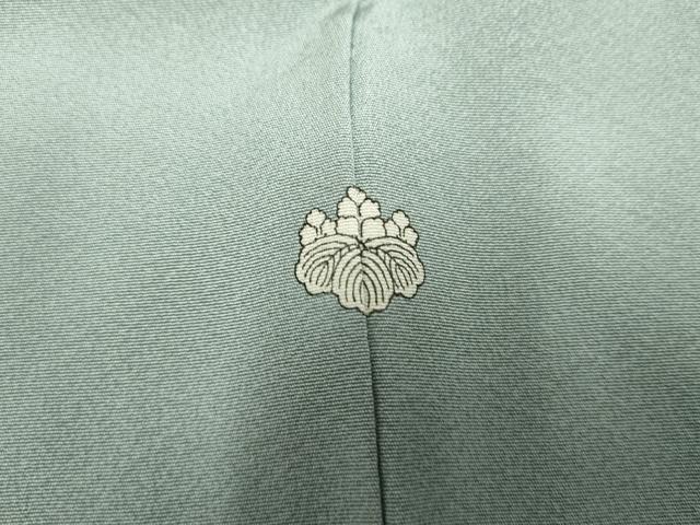 平和屋着物●京加賀糸目友禅作家　山崎巌　訪問着　枝花文　正絹　逸品　AABF2060cs