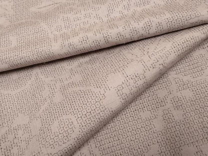 平和屋着物●結城紬　80亀甲　花唐草文　正絹　逸品　AABF2067cs