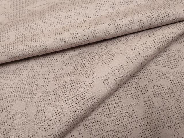 平和屋着物●結城紬　80亀甲　花唐草文　正絹　逸品　AABF2067cs