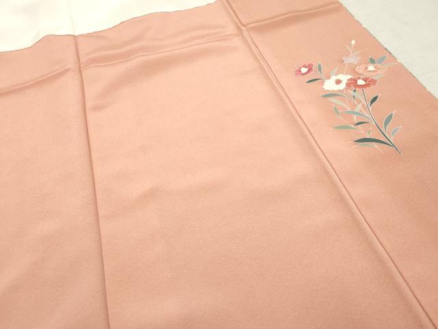 平和屋着物●訪問着　友禅　枝花文　暈し染め　正絹　逸品　未使用　AABF2072cs