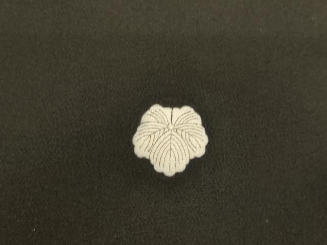 平和屋着物■豪華黒留袖　駒刺繍　雲重ね飛鶴文　金銀彩　正絹　逸品　AABF2123ja