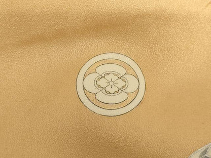 平和屋着物[]お宮参り　男の子　祝着　産着　初着　のしめ　鷹　松　暈し染め　銀彩　逸品　AABF2130ja