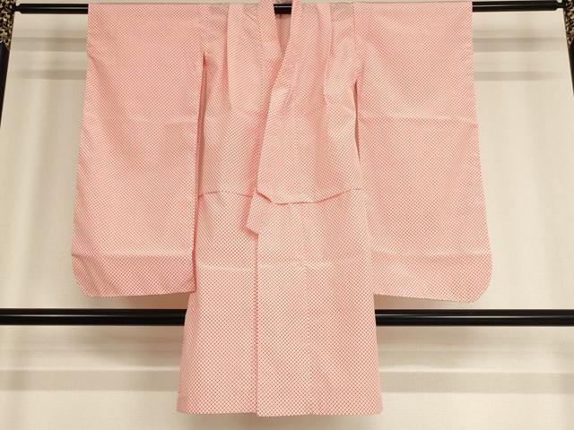 平和屋着物[]七五三　女の子　７歳　祝着　四つ身　長襦袢セット　飛鶴扇面花手毬文　暈し染め　金彩　逸品　AABF2141ja