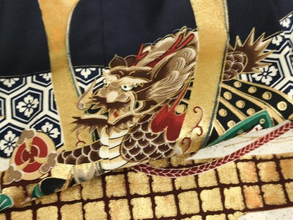 平和屋着物[]七五三　男の子　5歳　羽織　兜　金彩　AABF2149ja