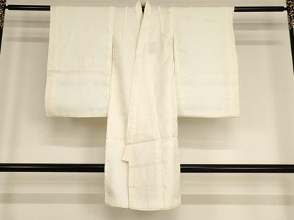 平和屋着物[]七五三　男の子　3歳　一つ身　祝着・長襦袢(袷)セット　駒刺繍　飛鶴文　金銀糸　金彩　逸品　AABF2152ja