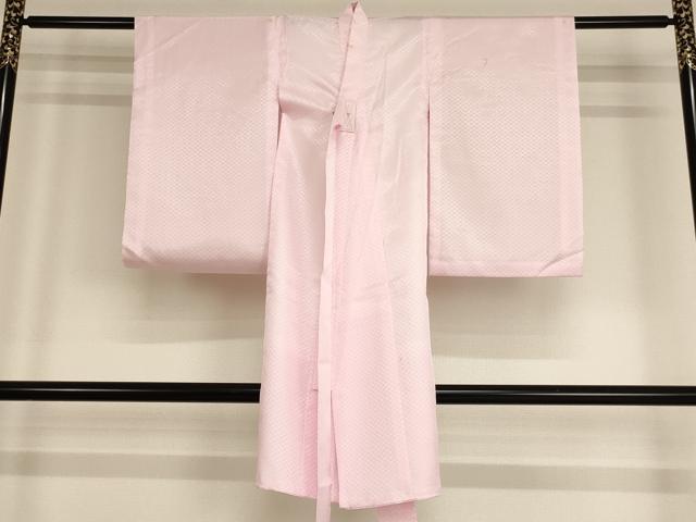 平和屋着物[]七五三　女の子　３歳　祝着　一つ身　長襦袢(無双仕立て)セット　駒刺繍　花車文　金彩　逸品　AABF2156ja