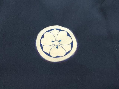 平和屋着物[]七五三　男の子　3歳　一つ身　祝着・長襦袢(袷)セット　鷹　暈し染め　金彩　逸品　AABF2171ja