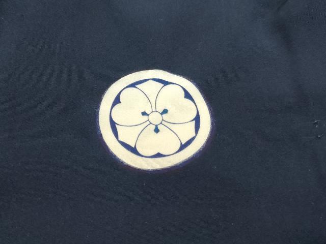 平和屋着物[]七五三　男の子　3歳　一つ身　祝着・長襦袢(袷)セット　鷹　暈し染め　金彩　逸品　AABF2171ja