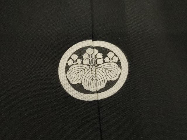 平和屋着物[]七五三　男の子　5歳　祝着・羽織・長襦袢・行灯袴セット　紗綾形文様　黒地　AABF2172ja