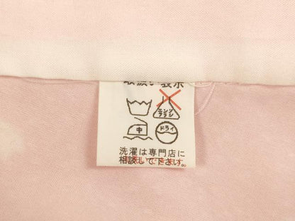 平和屋着物[]七五三　女の子　３歳　祝着　三つ身　被布セット　桜手毬文　花車文　洗える着物　AABF2192ja
