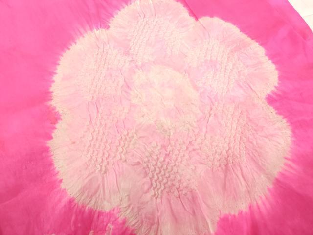 平和屋着物[]子供　女の子　和装小物　兵児帯5点セット　柄絞り　舞花文　花丸文　逸品　AABF2201ja