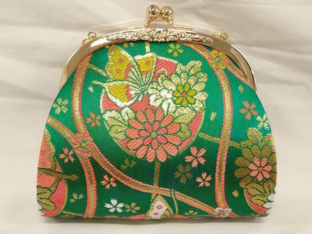 平和屋着物∵七五三　女の子　和装小物　バッグ・草履まとめて5点　花鳥文　桜　手毬　金銀糸　未使用品あり　逸品　AABF2223ja
