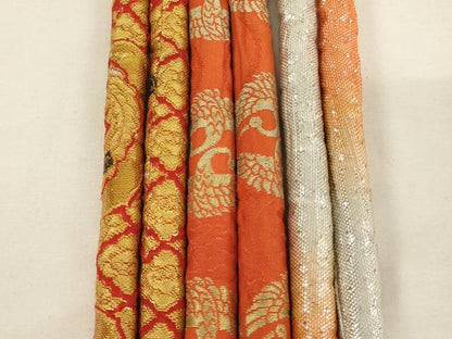 平和屋着物[]七五三　女の子　和装小物　帯締め20本セット　アンティーク　丸ぐけ　刺繍　金銀糸　未使用品あり　逸品　AABF2227ja