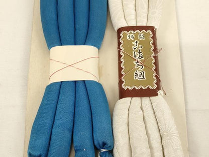 平和屋着物[]七五三　女の子　和装小物　帯締め20本セット　アンティーク　丸ぐけ　刺繍　金糸　未使用品あり　逸品　AABF2228ja