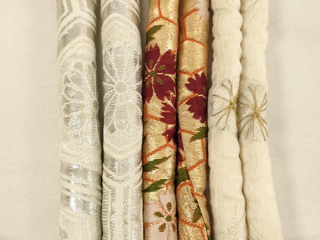 平和屋着物[]七五三　女の子　和装小物　帯締め20本セット　アンティーク　丸ぐけ　刺繍　金銀糸　未使用品あり　逸品　AABF2229ja